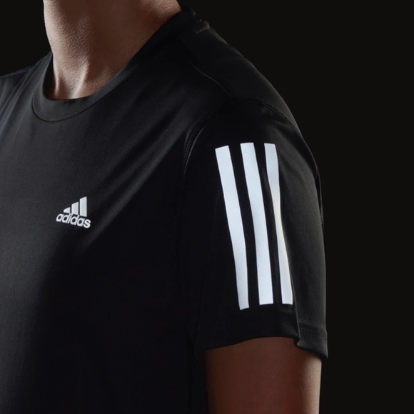 ADIDAS Own The Run Tee Shirt Top t-shirt Athletic Recycled Materials Sustainable - Picture 6 of 11